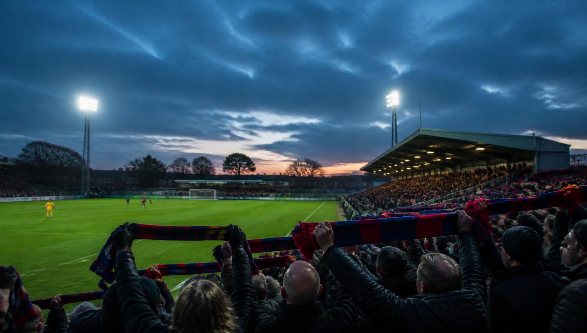 Ambiance de match au Stade de la Cité de l'Oie à Visé